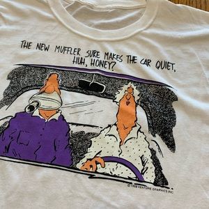 VTG 1993 Muffler Graphic T Shirt Men’s Size Large